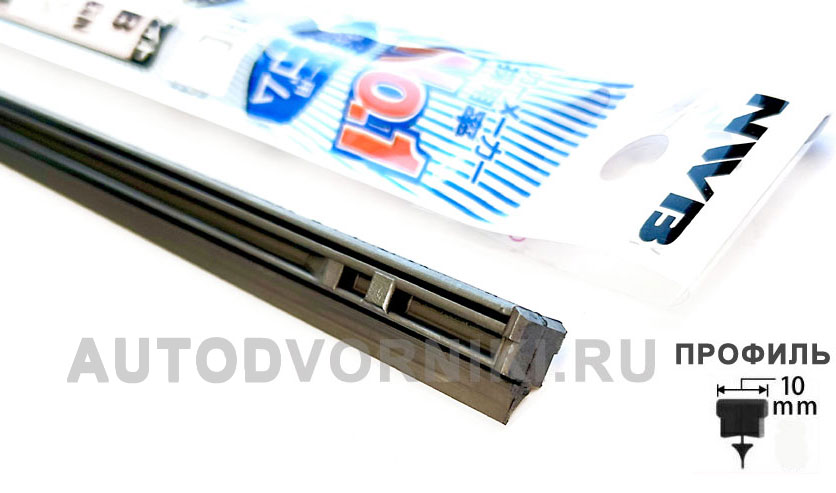 Резинка NWB 65 см с профилем МИЦУБА (MITSUBA) 10 мм. Резинка NWB 65 см с профилем МИЦУБА (MITSUBA) 10 мм.