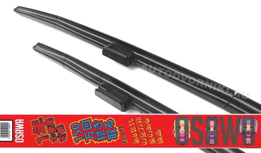NISSAN PATHFINDER (с 2014- 2021) Гибридные дворники (2 щетки) OSAWA F57-26 F57-17 (65см 43см) NISSAN PATHFINDER (с 2014- 2021) Гибридные дворники (2 щетки) OSAWA F57-26 F57-17 (65см 43см)