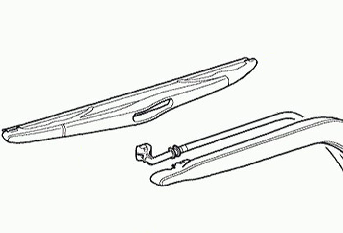 Задняя щетка стеклоочистителя для NISSAN TERRANO (2017-) EX354 Задняя щетка стеклоочистителя для NISSAN TERRANO (2017-) EX354