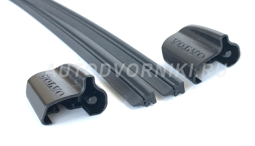 Резинка VALEO (2шт) с профилем для бескаркасных щеток со встроенным омывателем для VOLVO V60 (2018-) Резинка VALEO (2шт) с профилем для бескаркасных щеток со встроенным омывателем для VOLVO V60 (2018-)